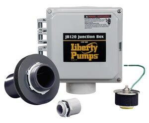 junction box for sump pump|Liberty Pumps 230V Pump Junction Box .